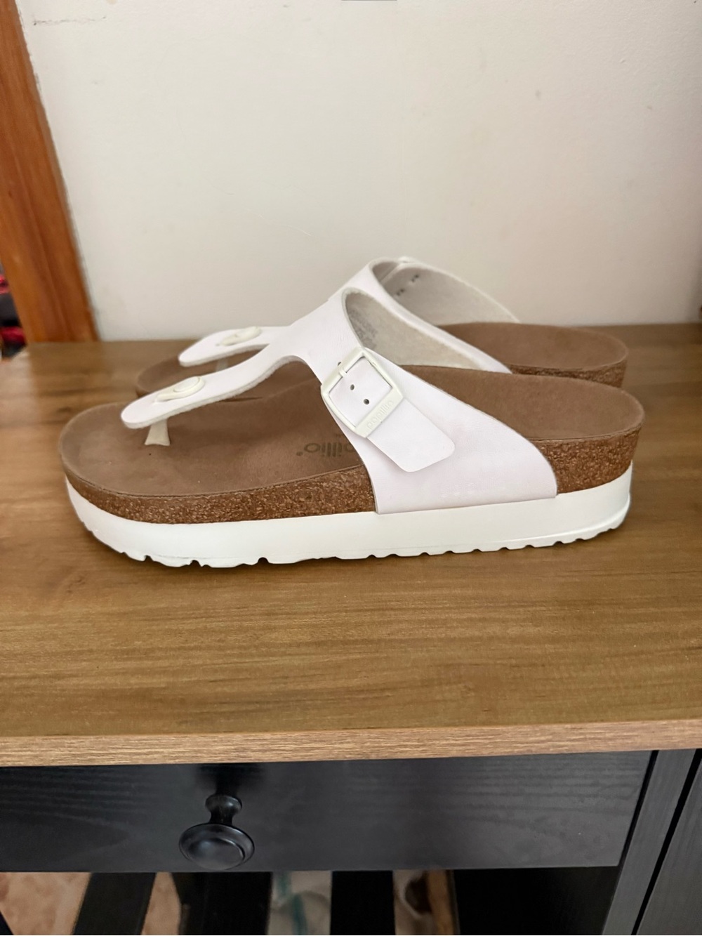 Birkenstock Papillio platform vegan, size 41/10